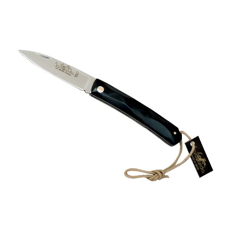 Couteau Salamandra Micarta noir