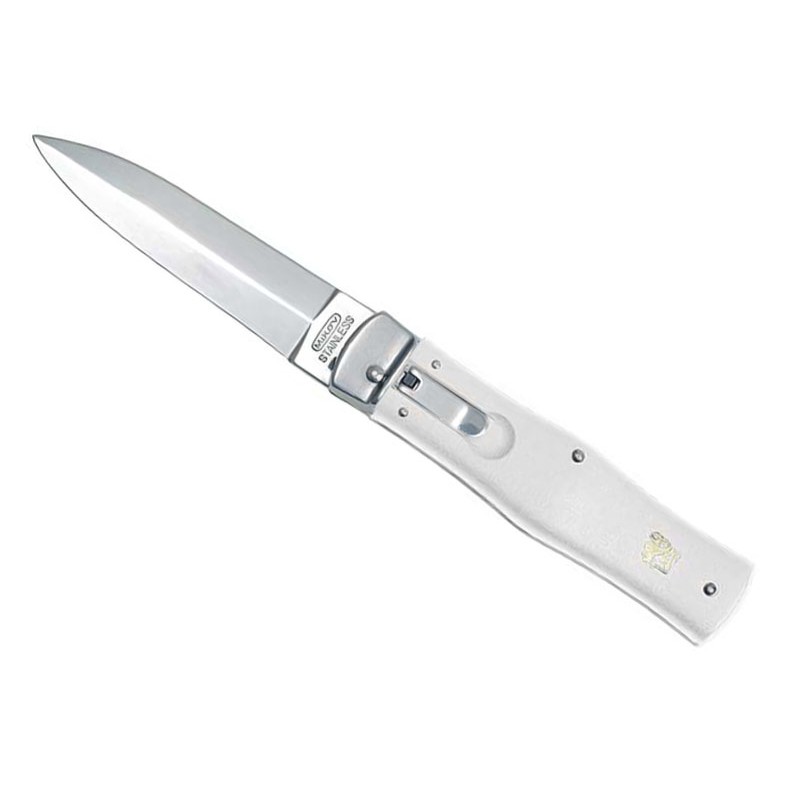 Couteau Automatique Mikov Predator blanc